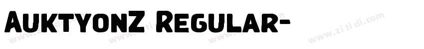 AuktyonZ Regular字体转换